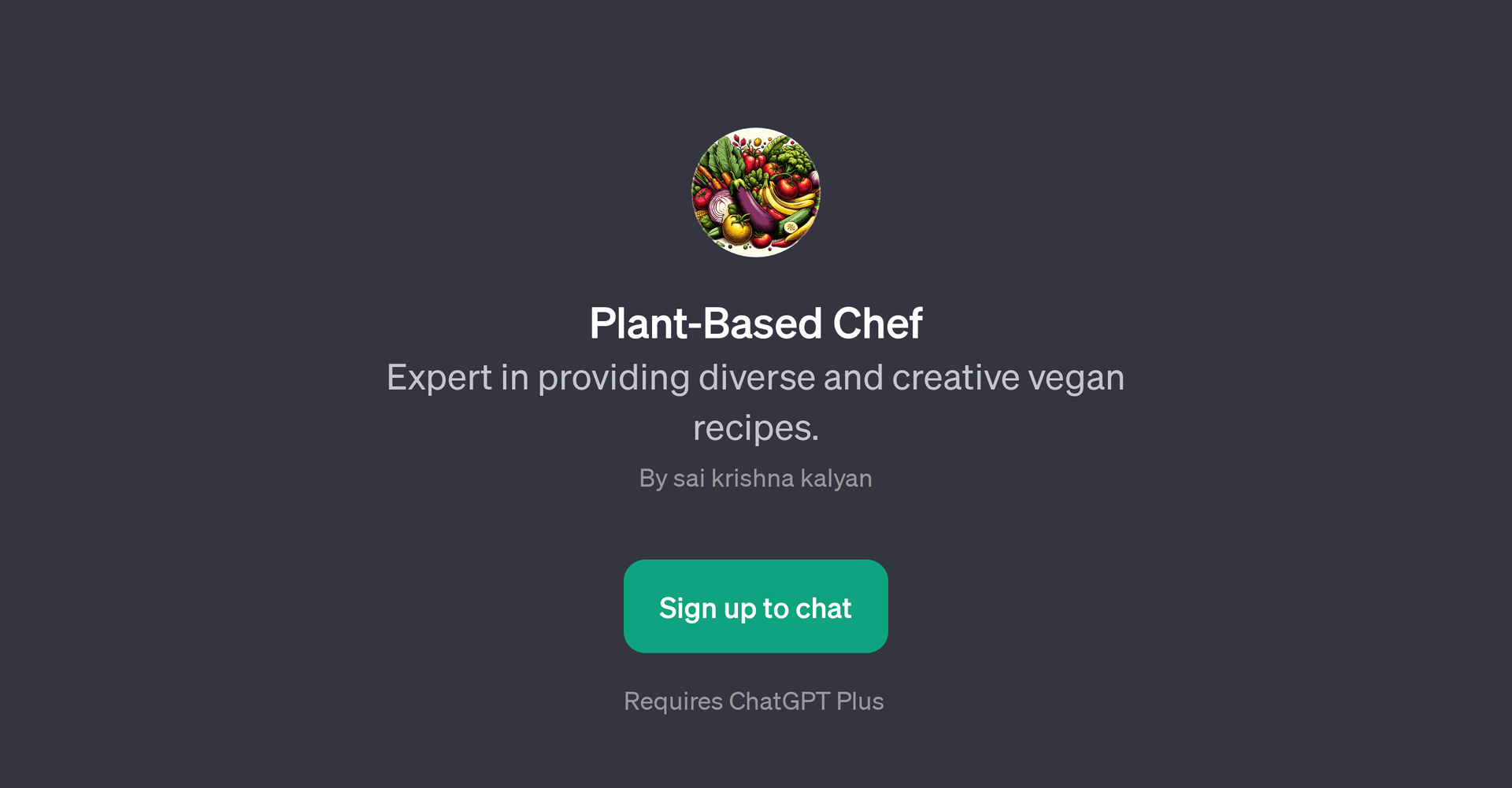 Plant-Based Chef