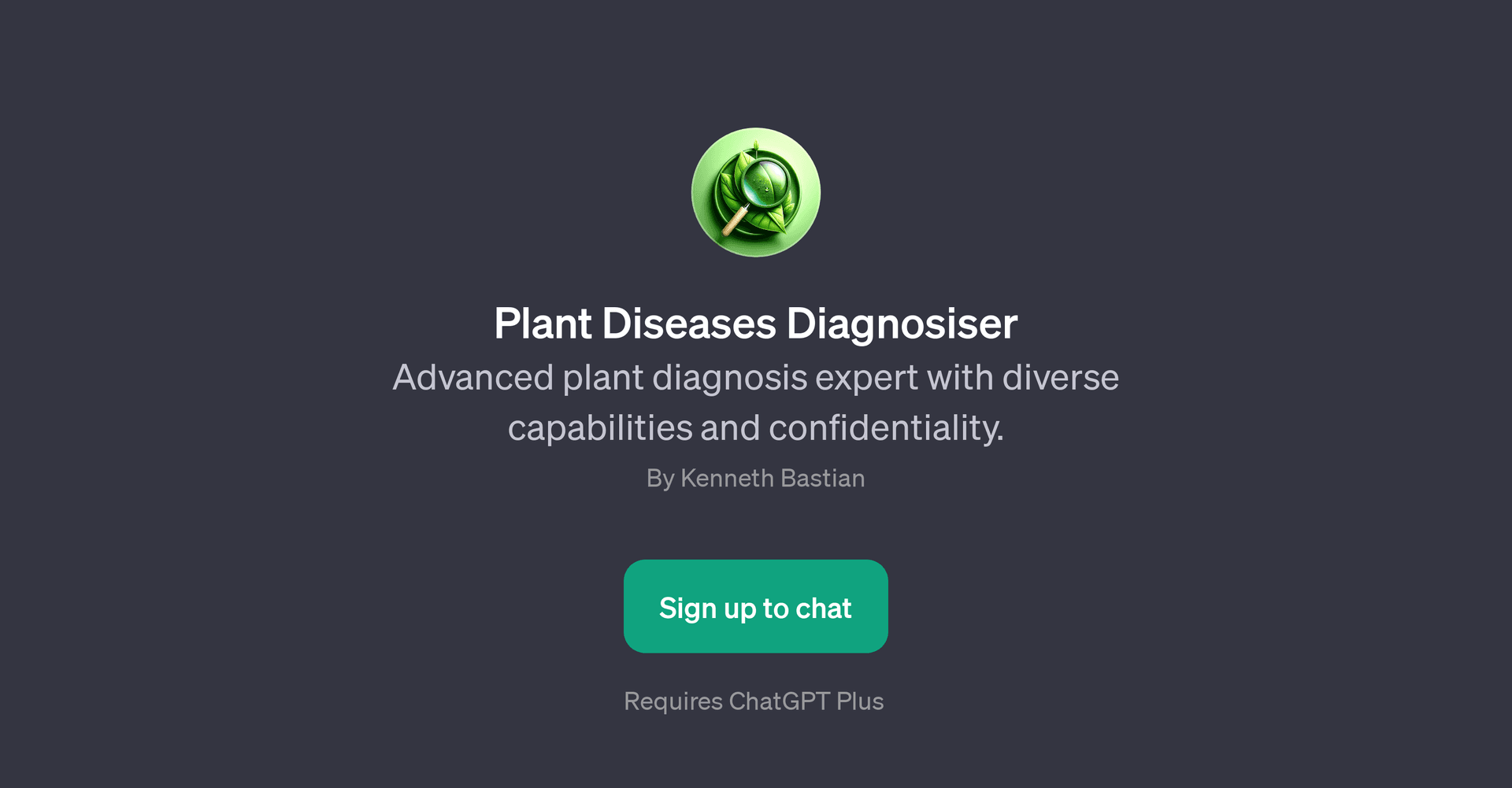 Plant Diseases Diagnosiser