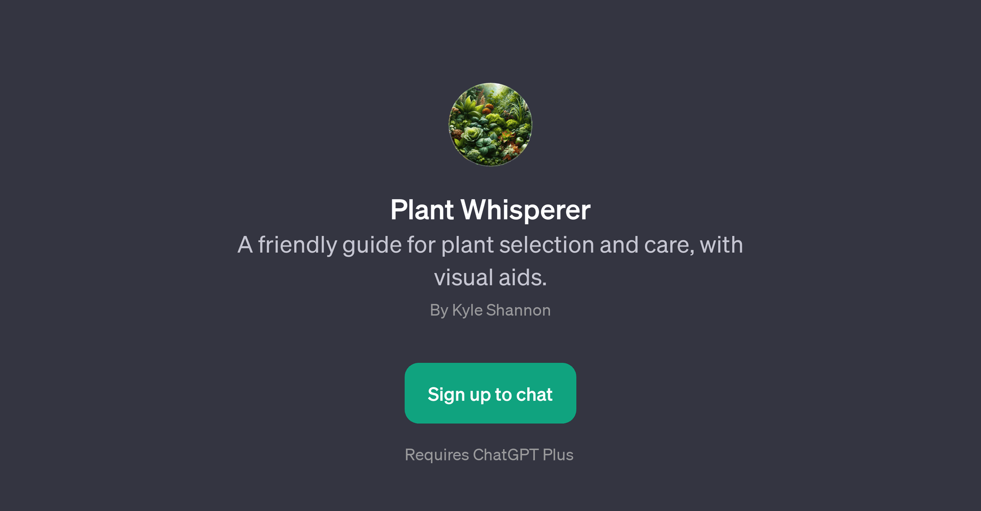 Plant Whisperer