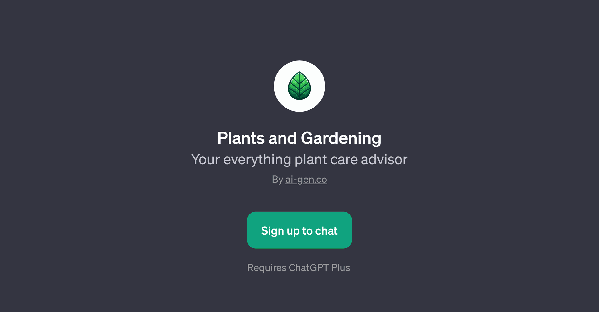 Plants and Gardening