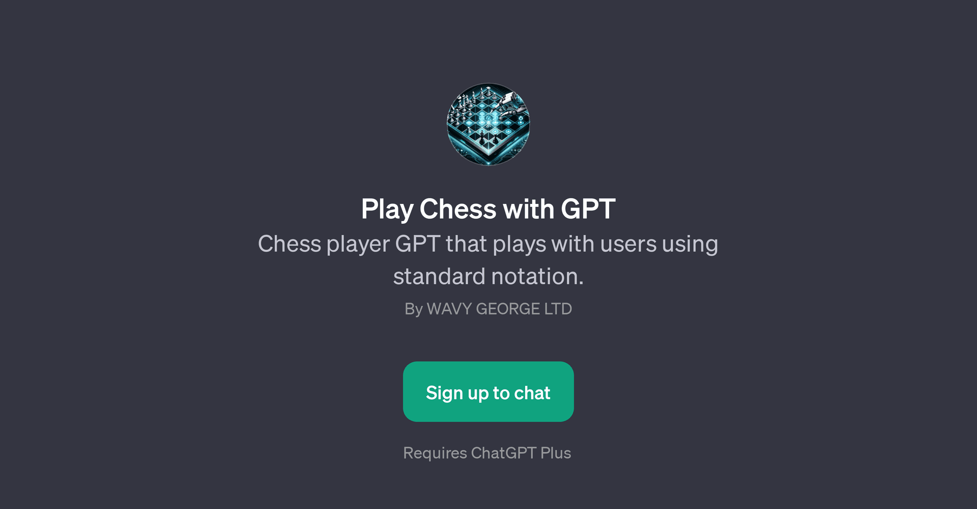 Play Chess with GPT