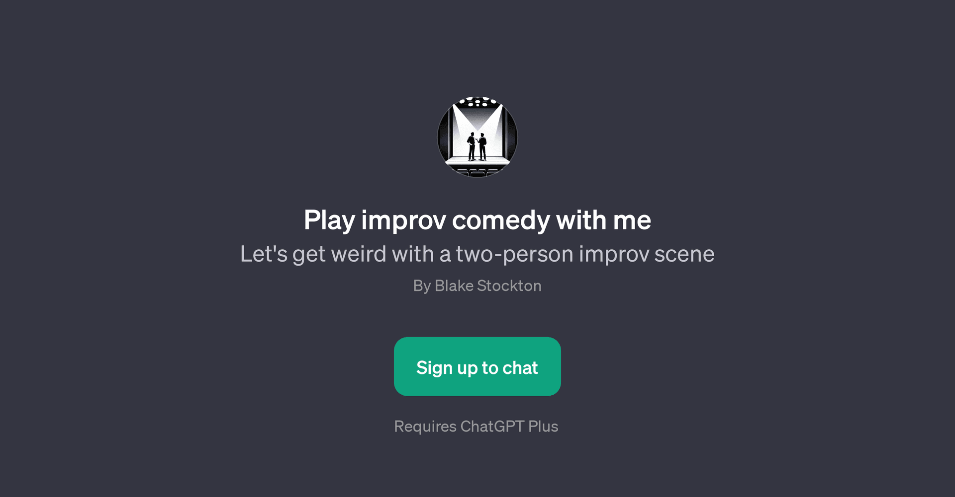 Play Improv Comedy With Me