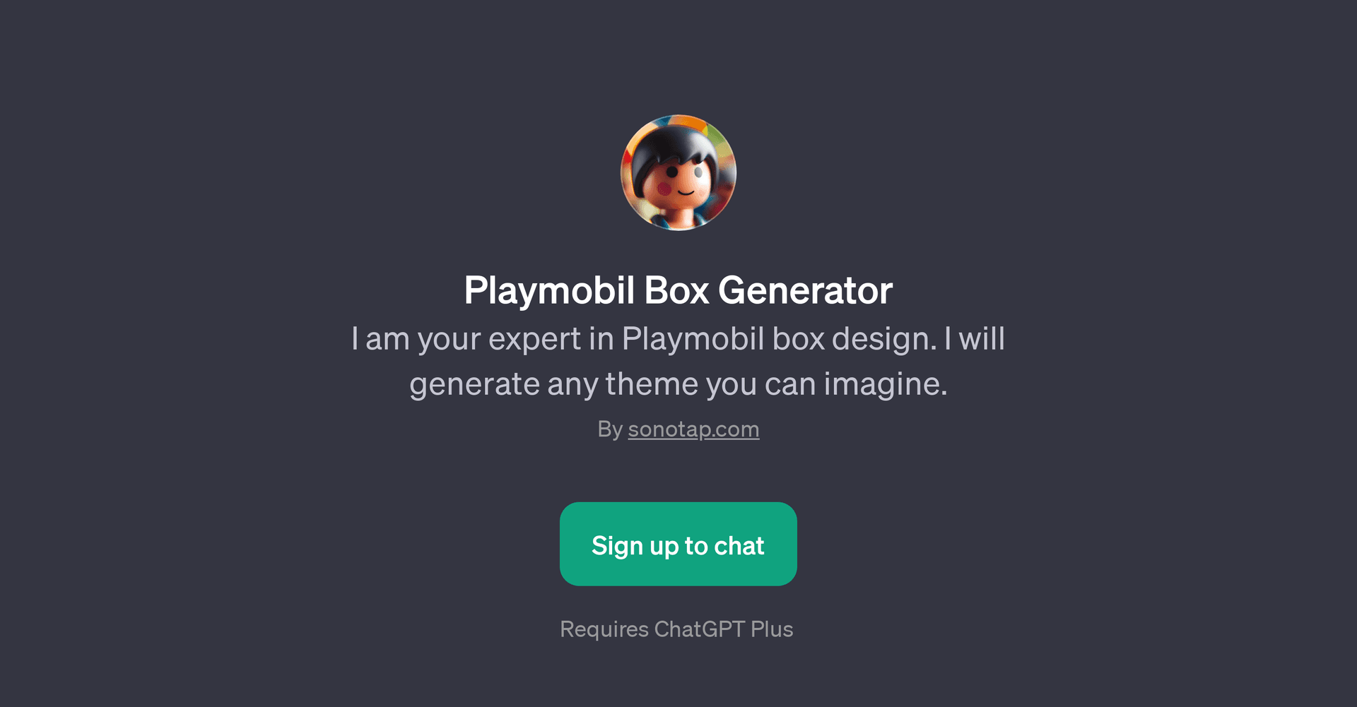 Playmobil Box Generator