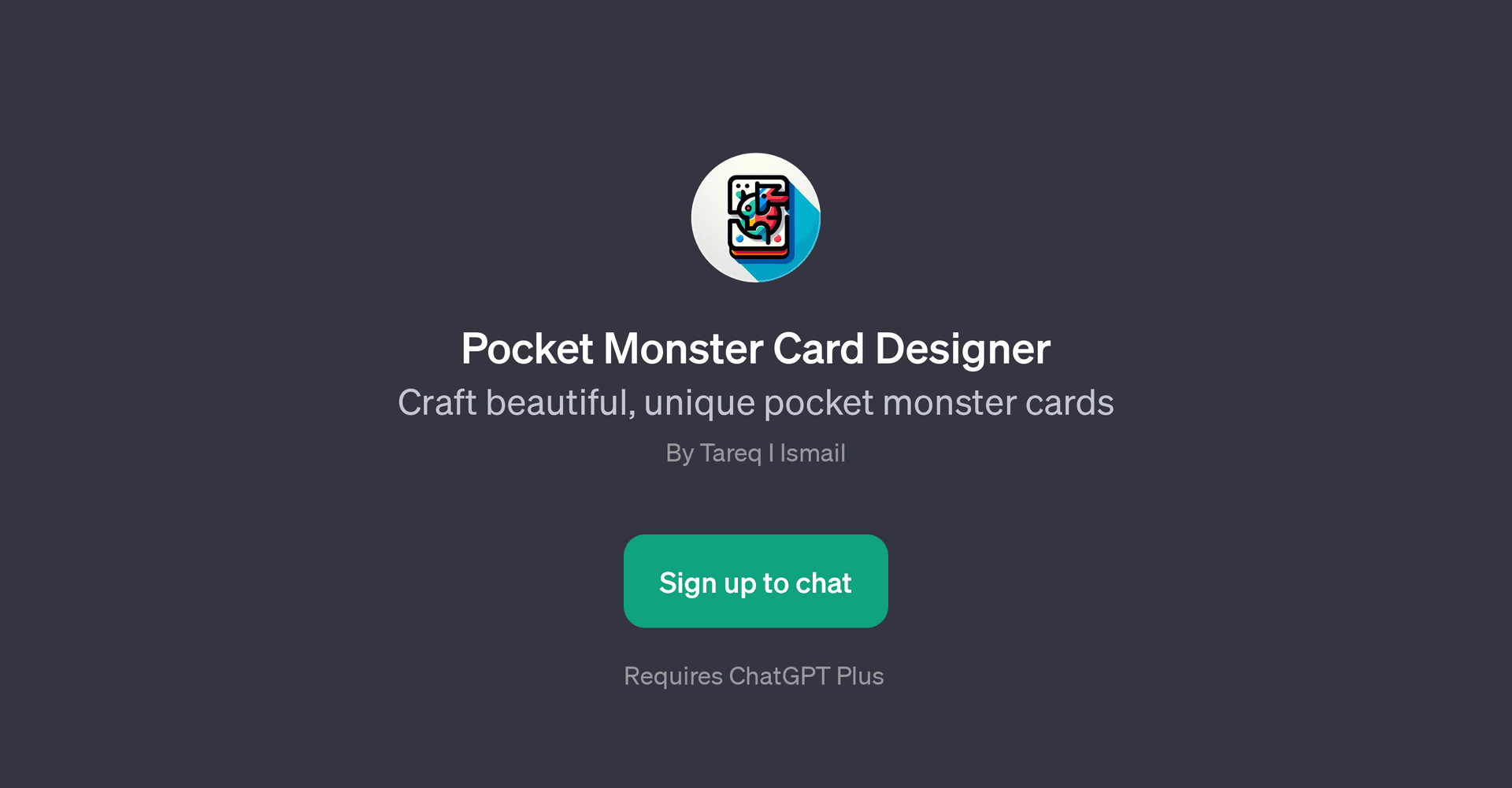 Pocket Monster Card Designer
