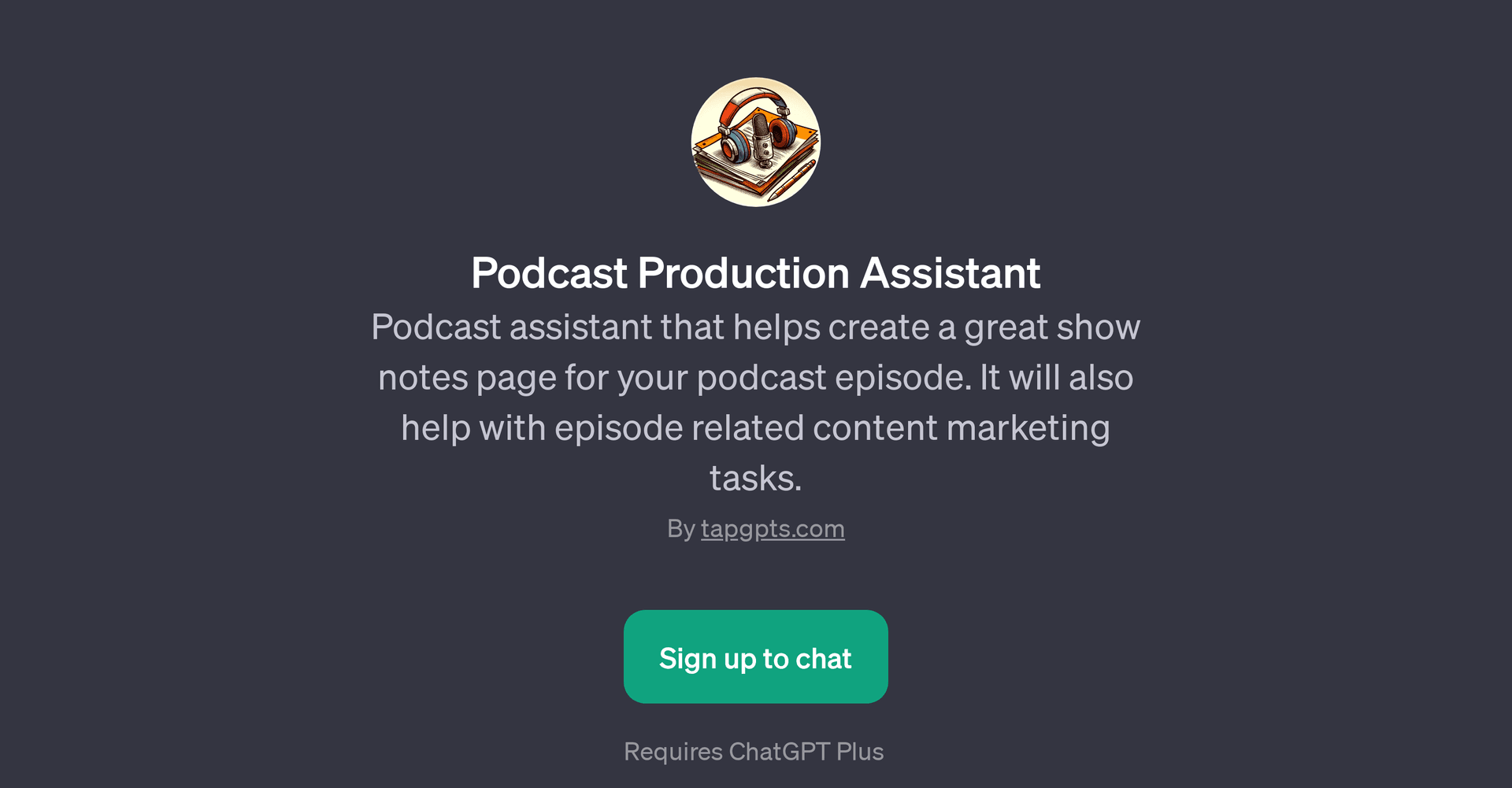 Podcast Production Assistant