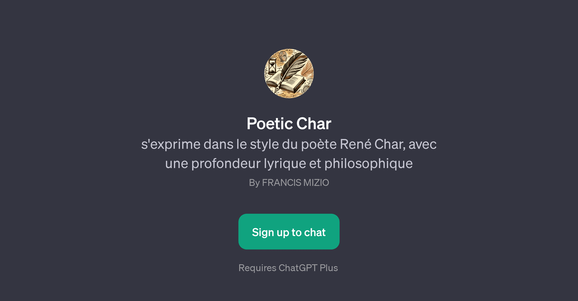 Poetic Char