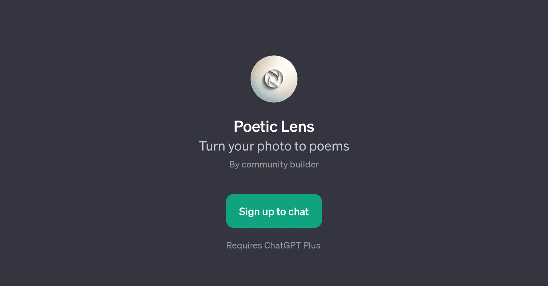 Poetic Lens