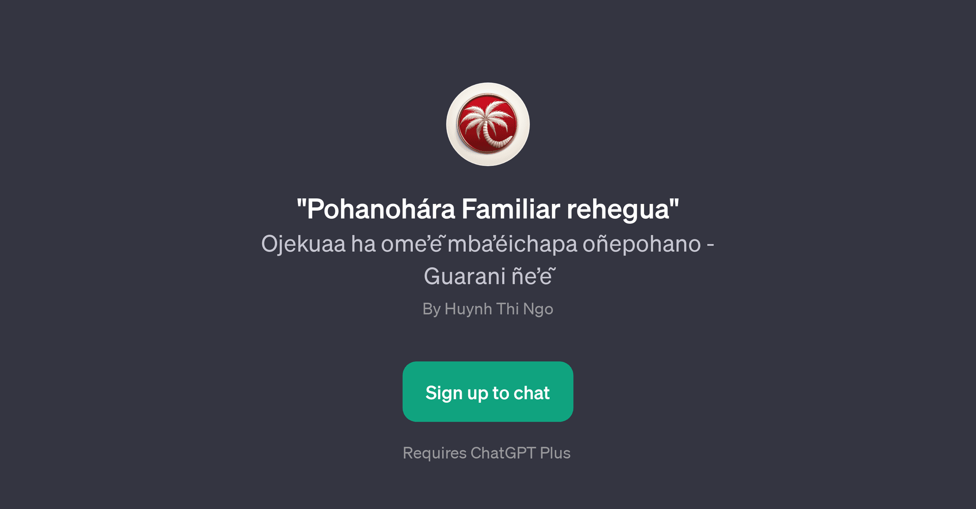 Pohanohra Familiar rehegua