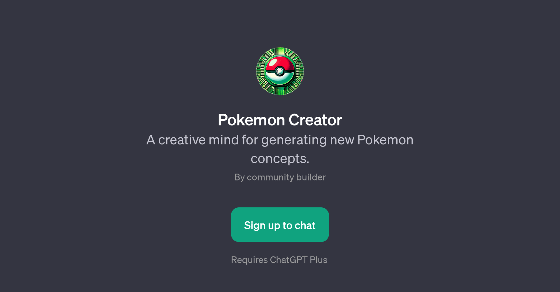 Pokemon Creator