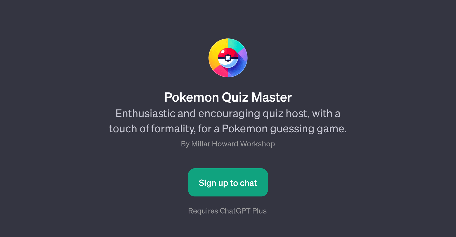 Pokemon Quiz Master