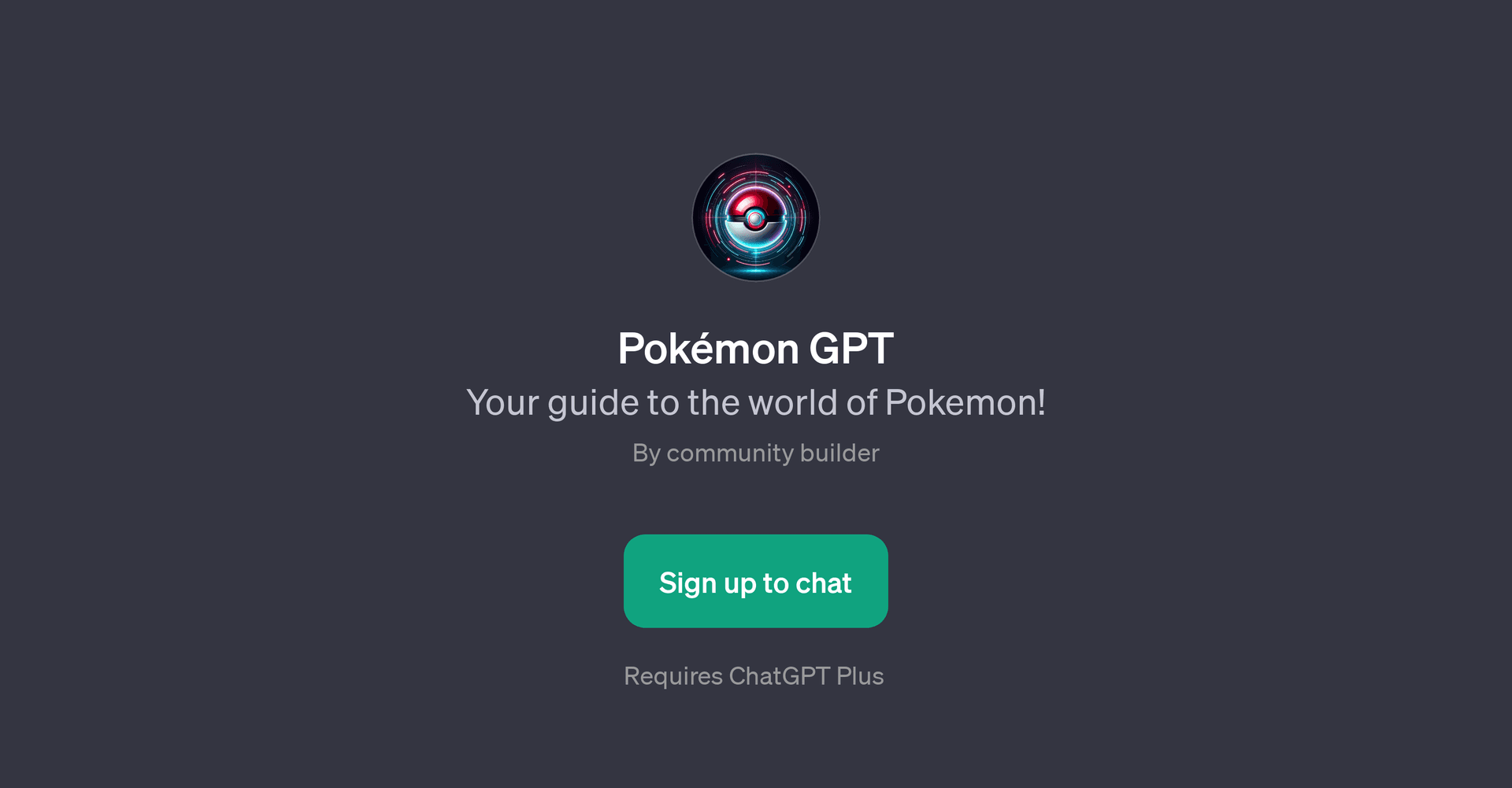 Pokmon GPT