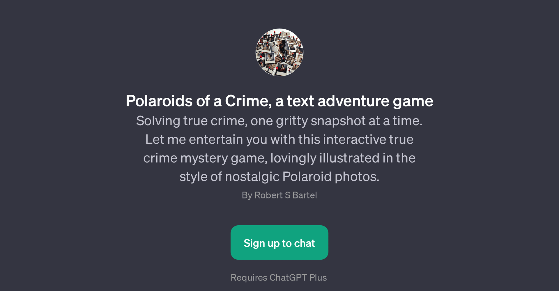 Polaroids of a Crime