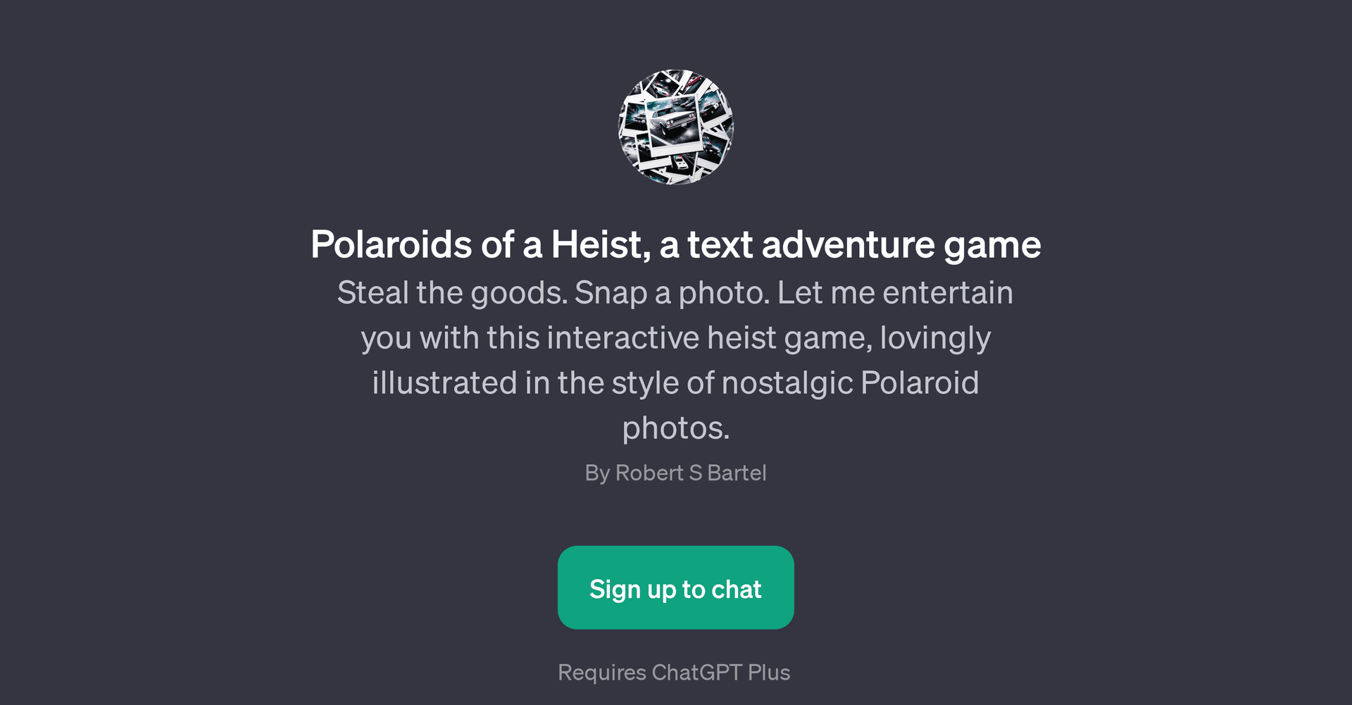 Polaroids of a Heist