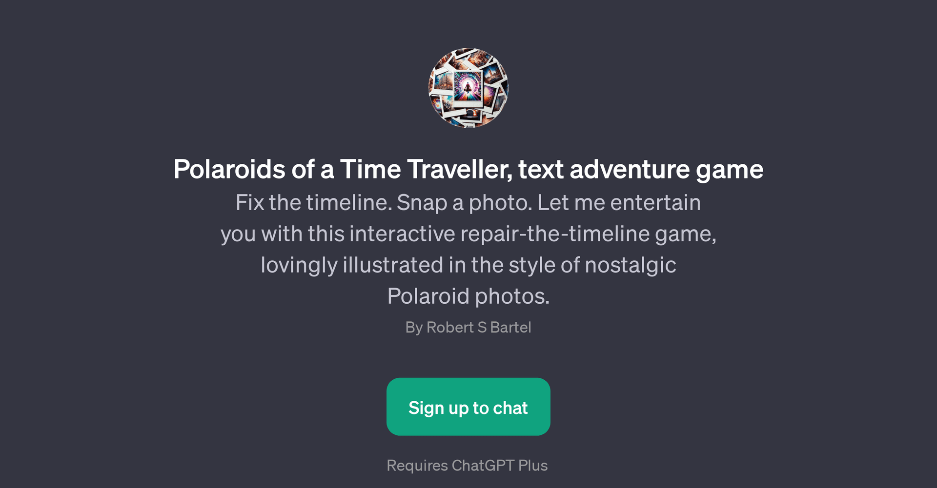 Polaroids of a Time Traveller