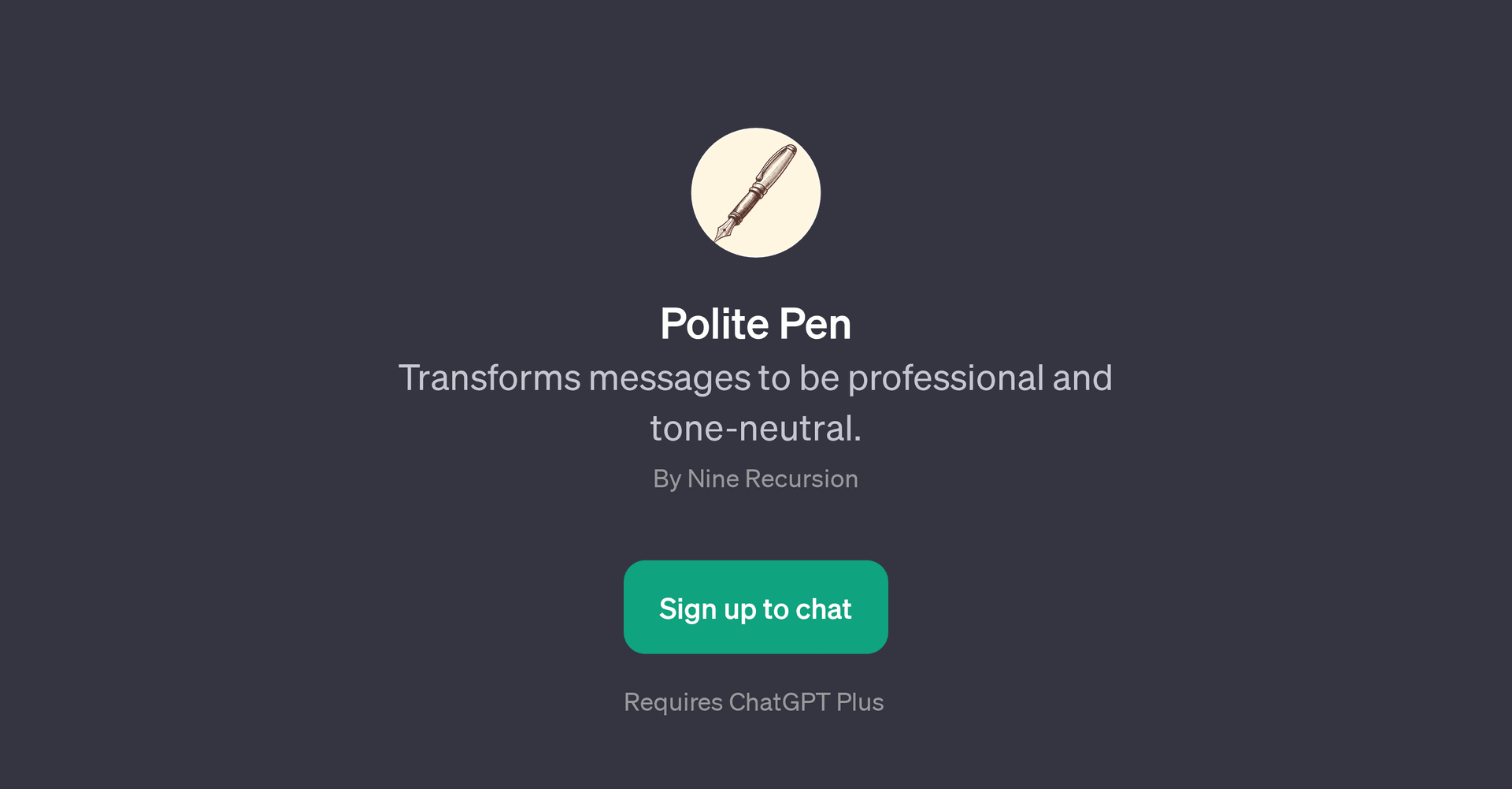 Polite Pen