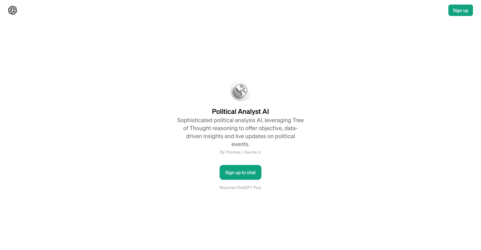 Political Analyst AI