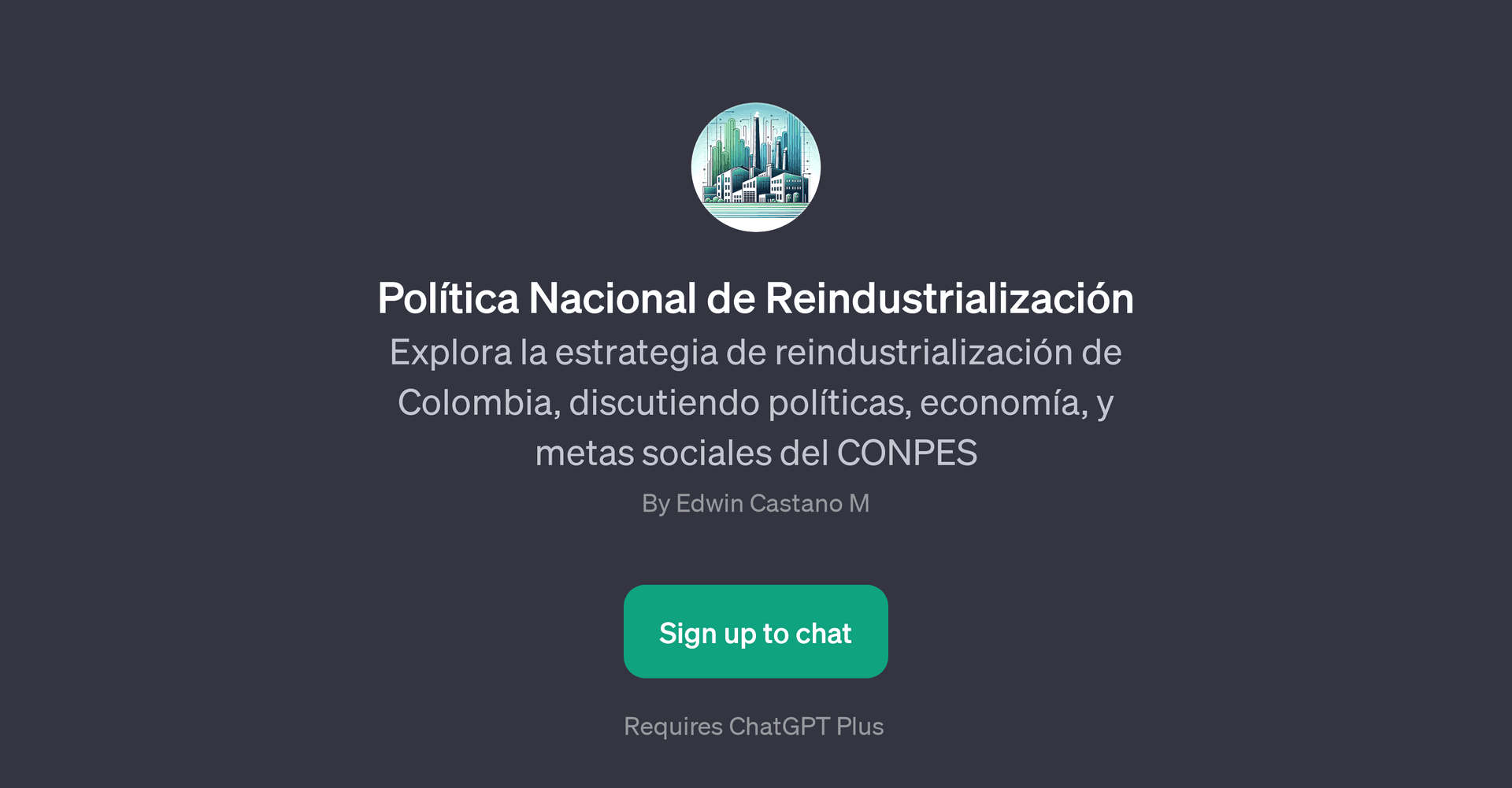 Poltica Nacional de Reindustrializacin