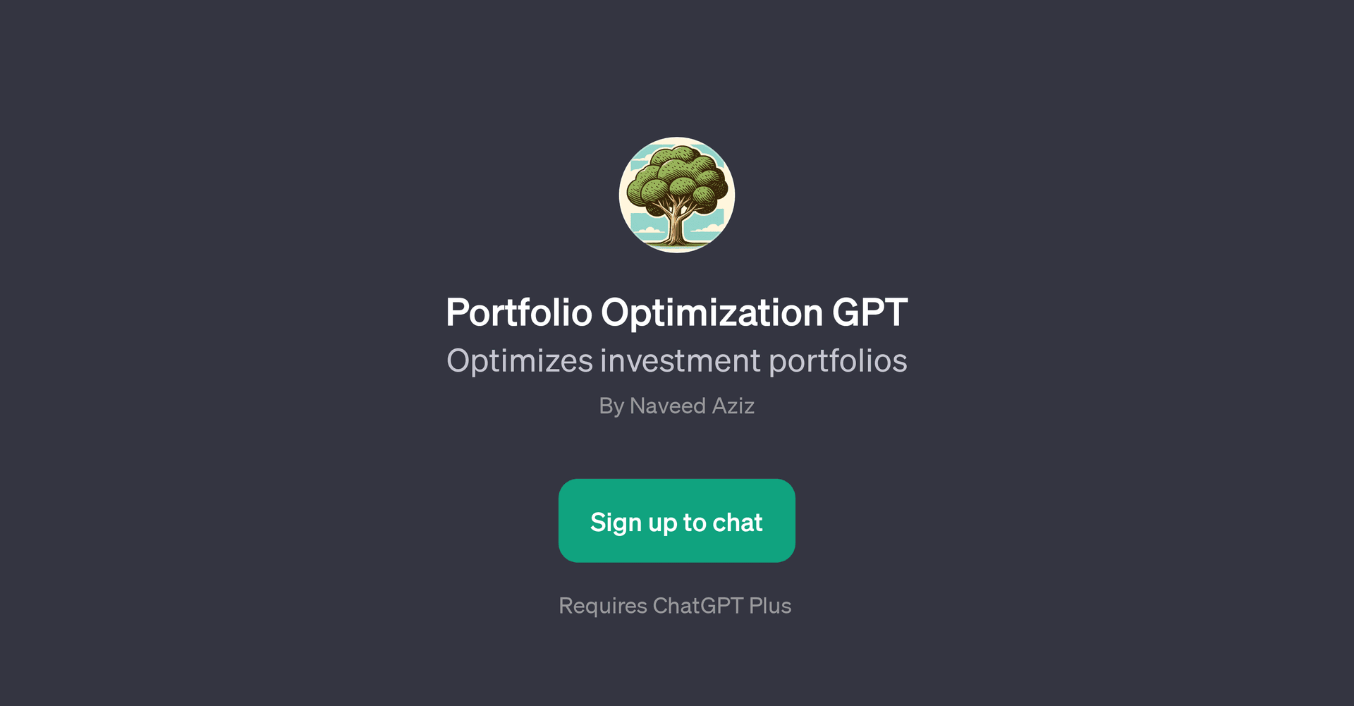 Portfolio Optimization GPT