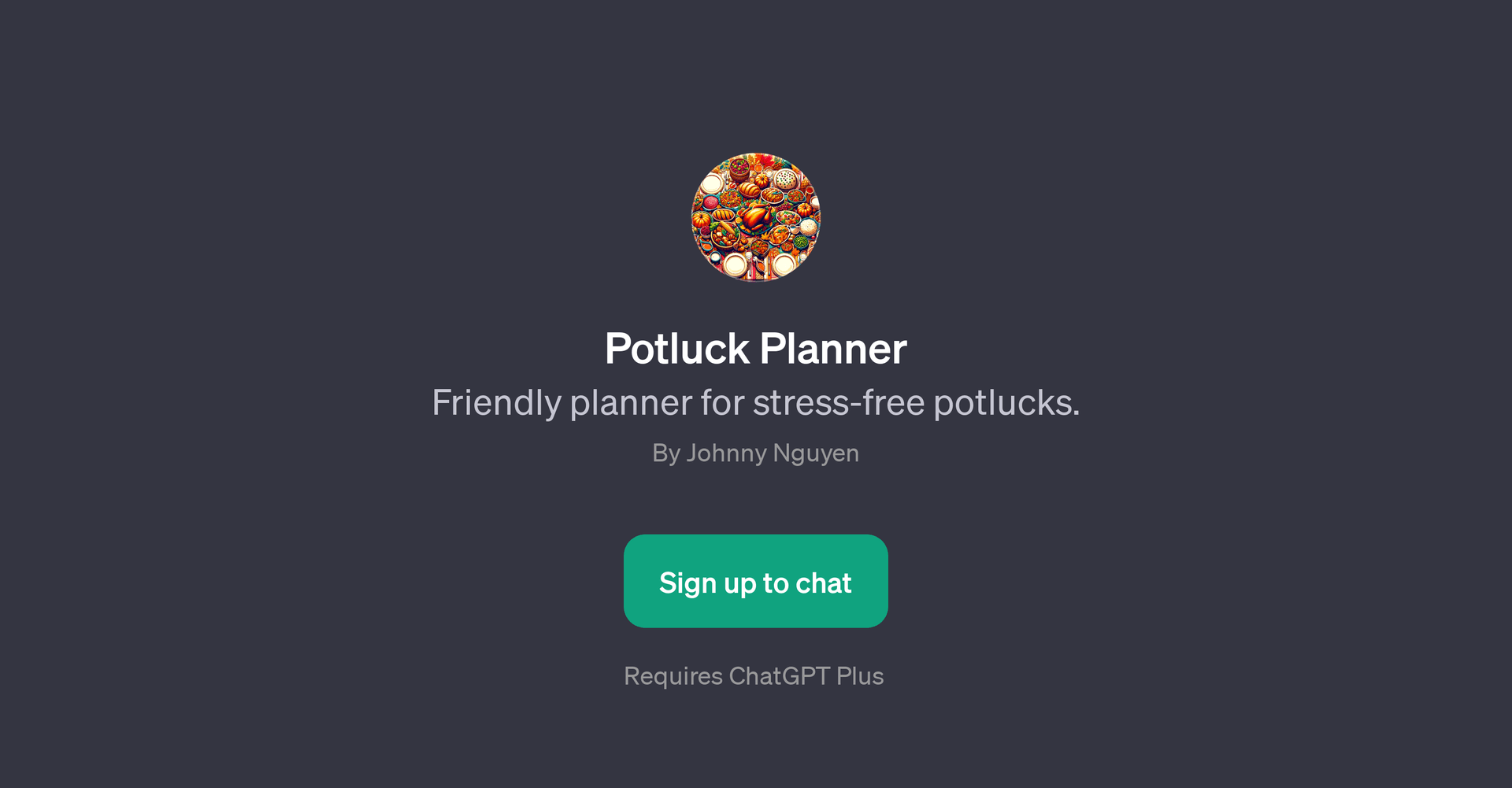 Potluck Planner