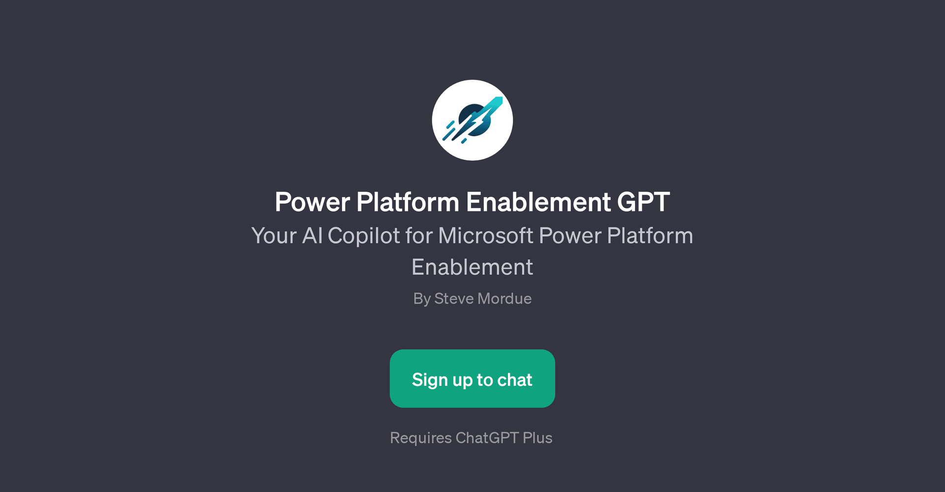 Power Platform Enablement GPT