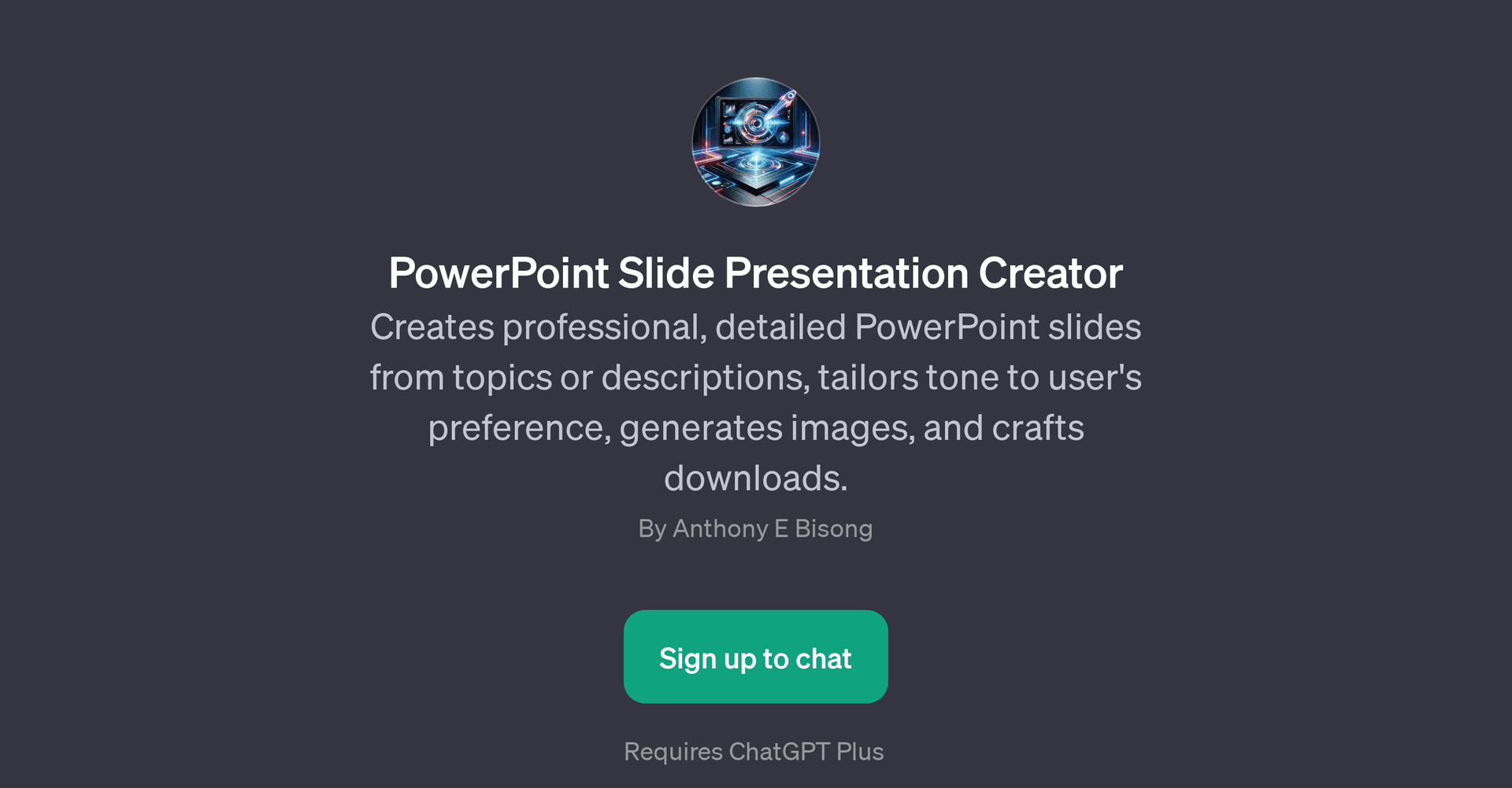 PowerPoint Slide Presentation Creator