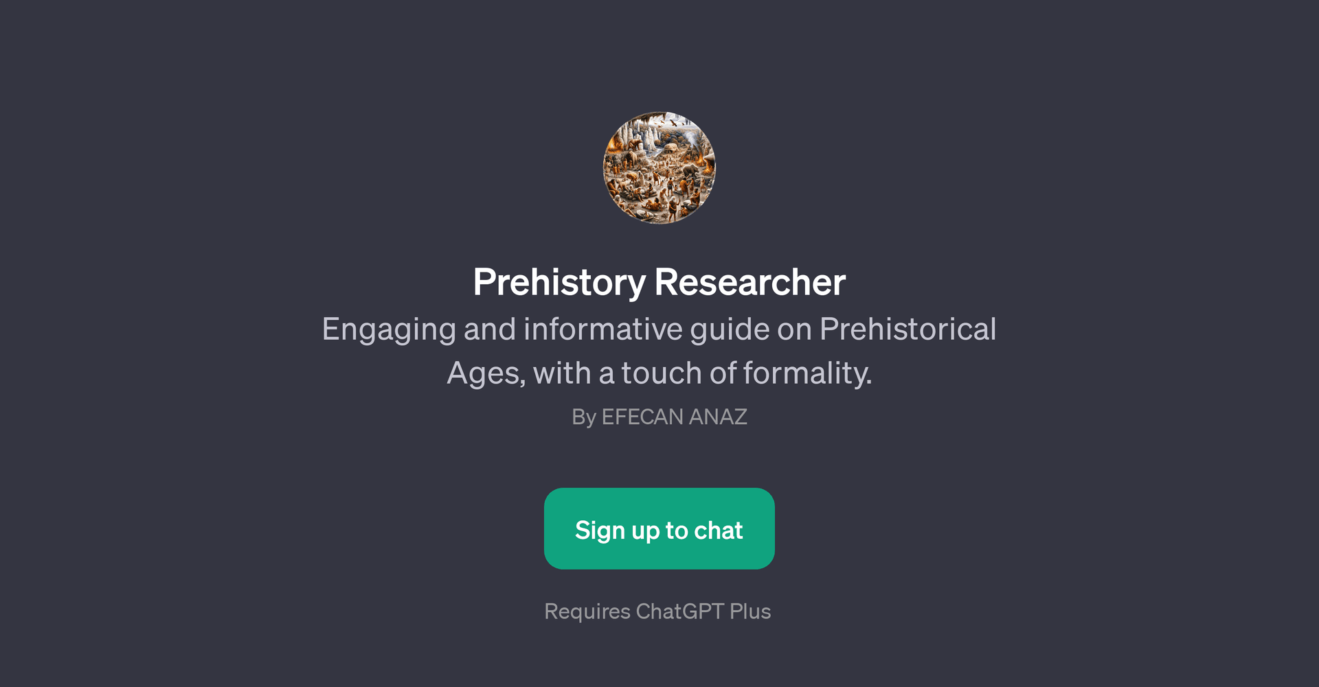 Prehistory Researcher