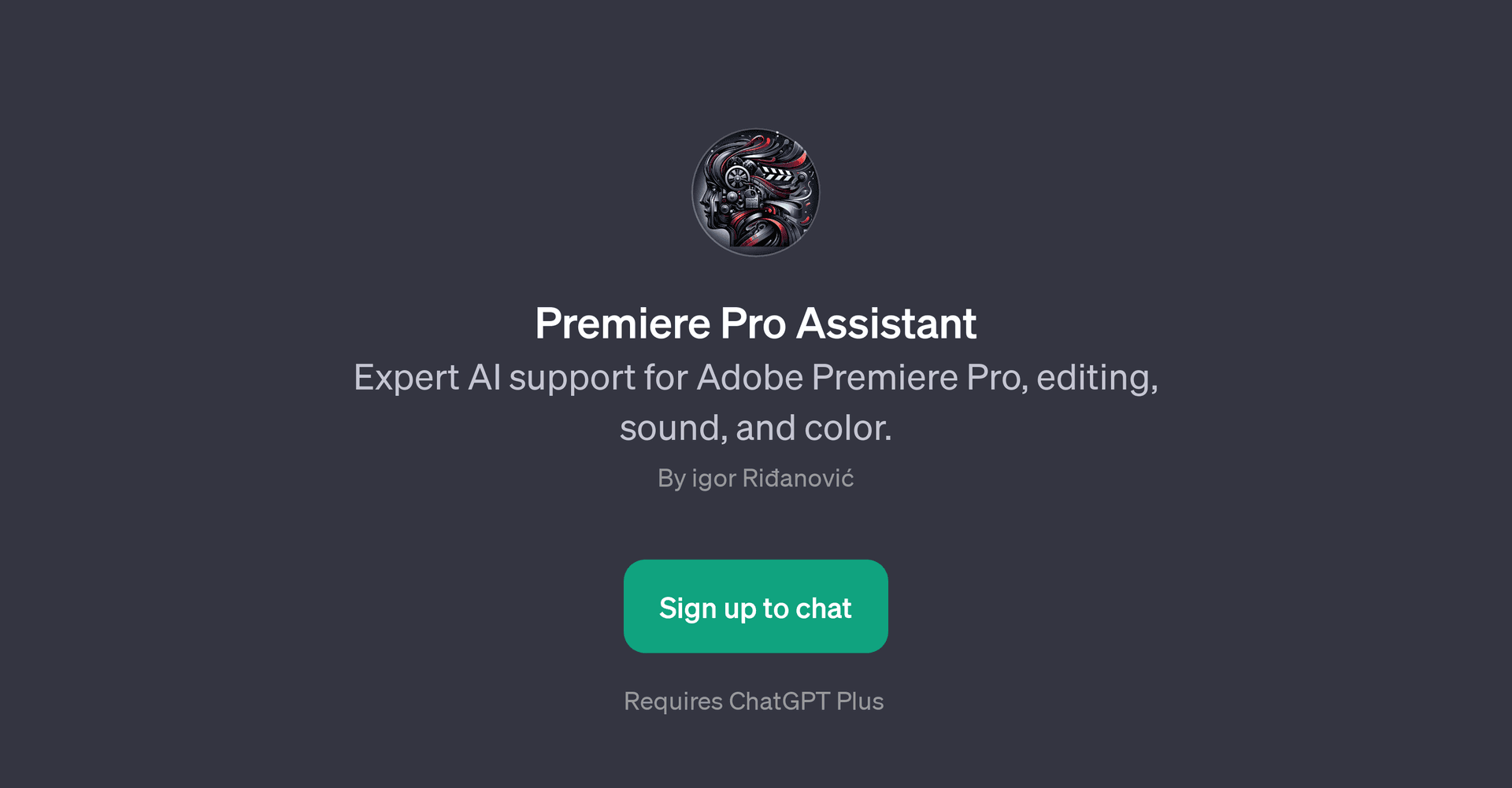 Premiere Pro Assistant