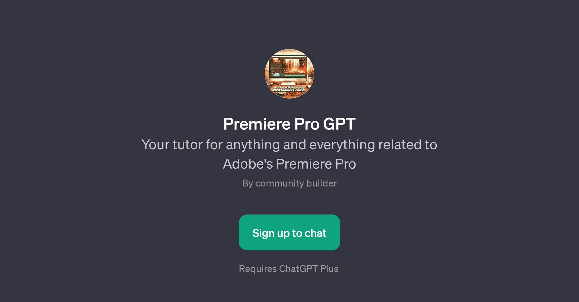 Premiere Pro GPT