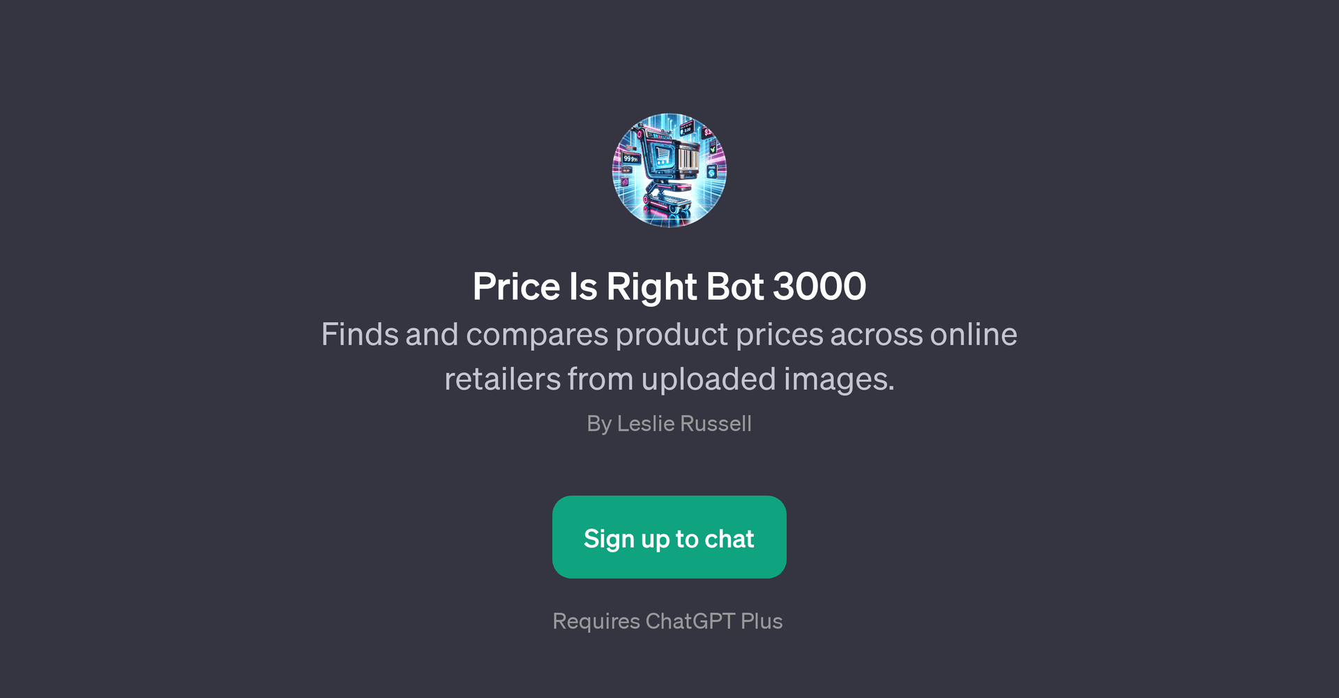Price Is Right Bot 3000