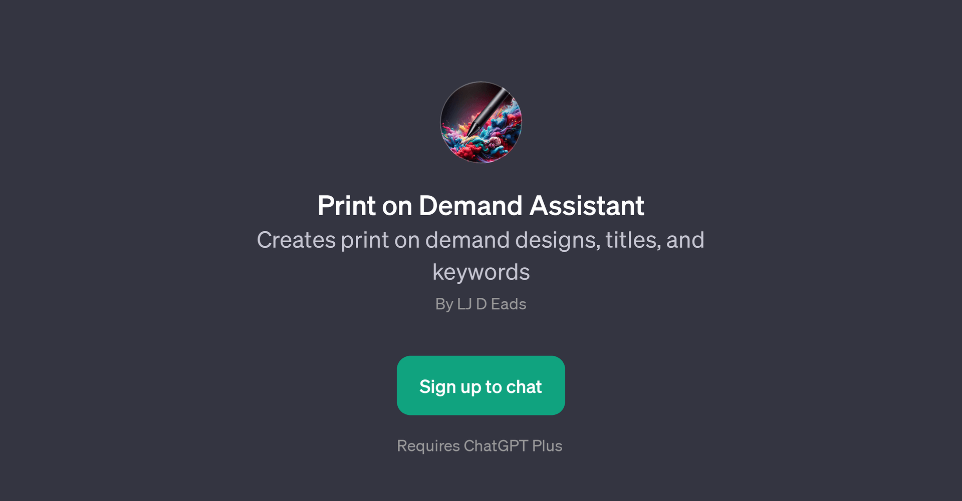 Print on Demand Assistant