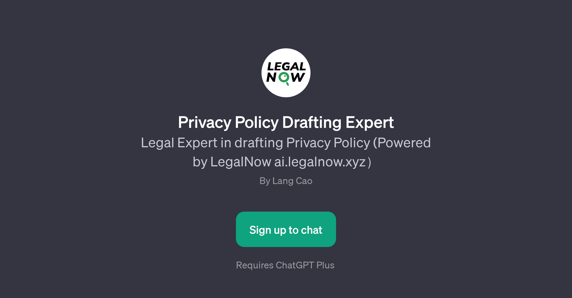 Privacy Policy Drafting Expert