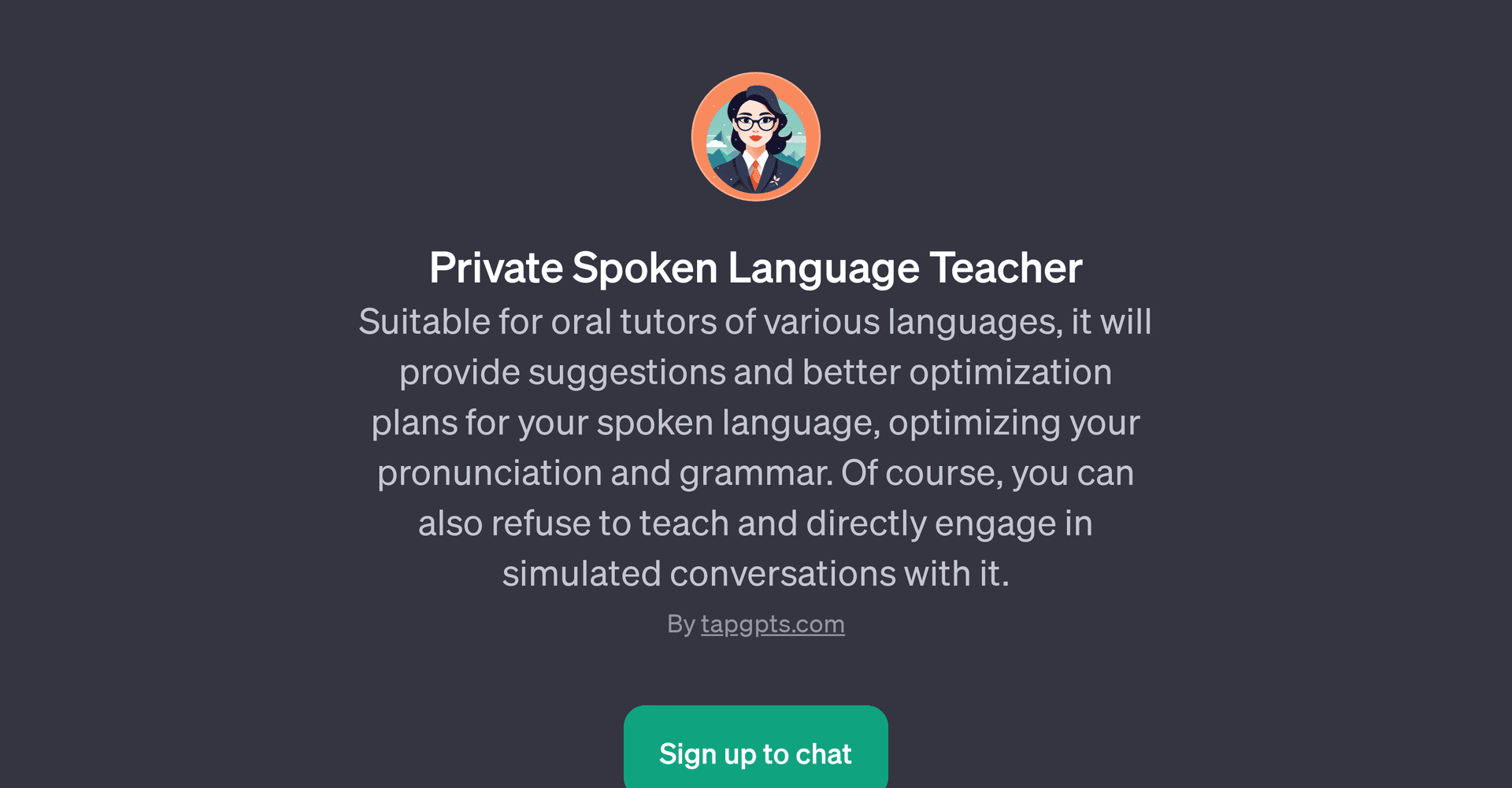Private Spoken Language Teacher
