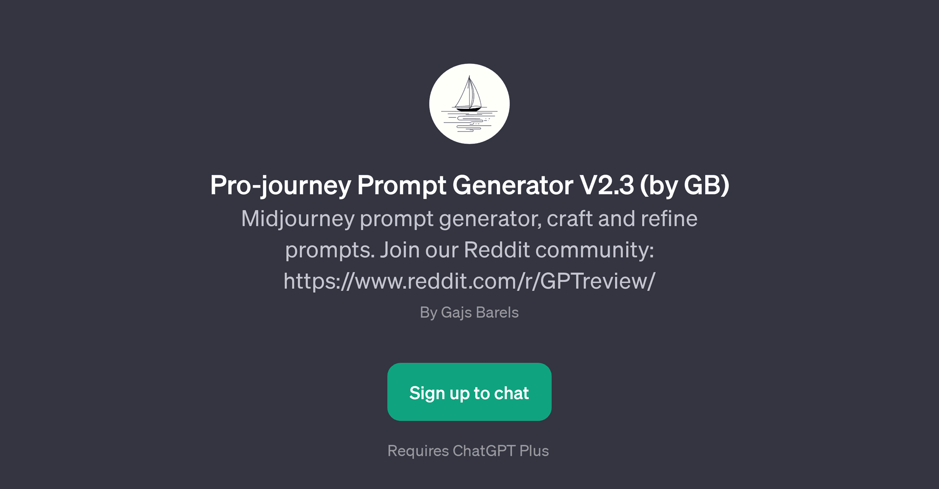 Pro-journey Prompt Generator V2.3