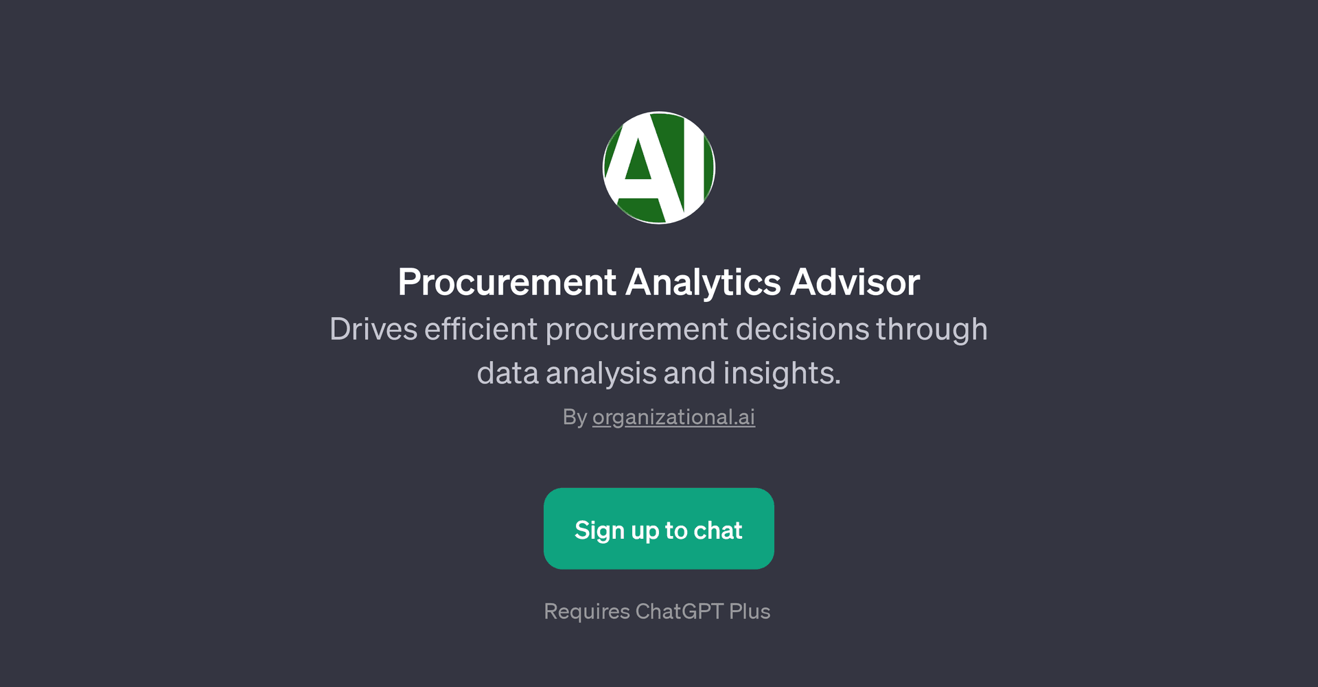 Procurement Analytics Advisor