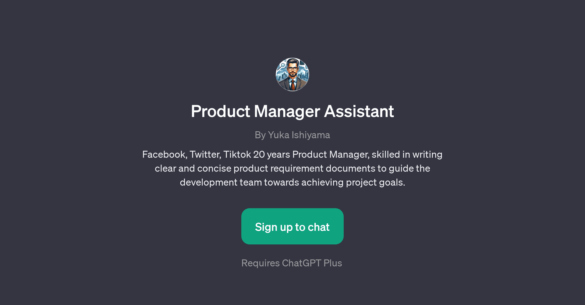Product Manager Assistant GPT