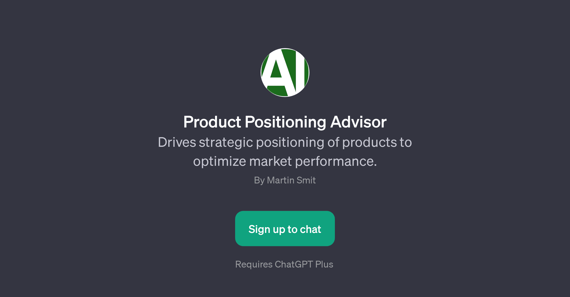 Product Positioning Advisor