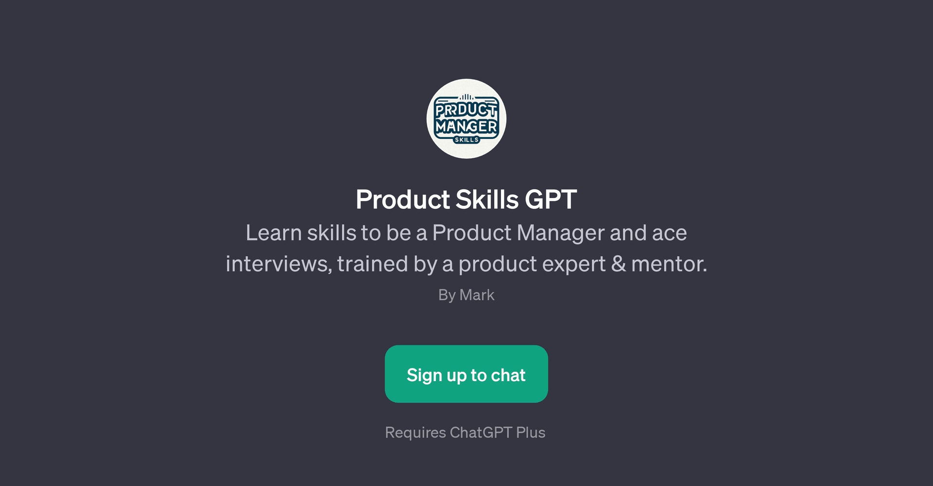 Product Skills GPT