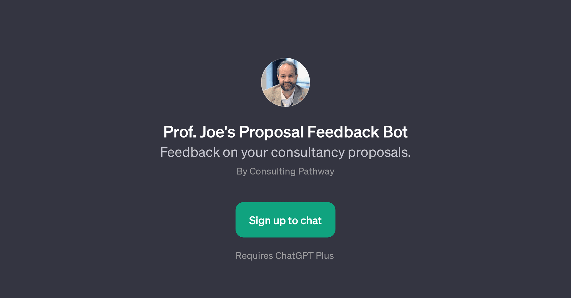 Prof. Joe's Proposal Feedback Bot