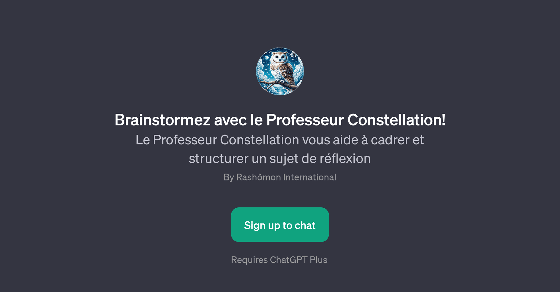 Professeur Constellation