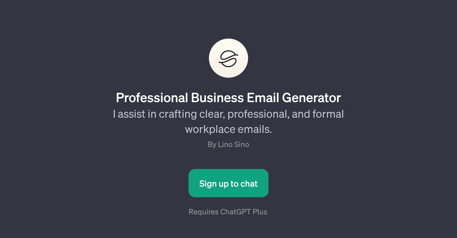 Professional Business Email Generator