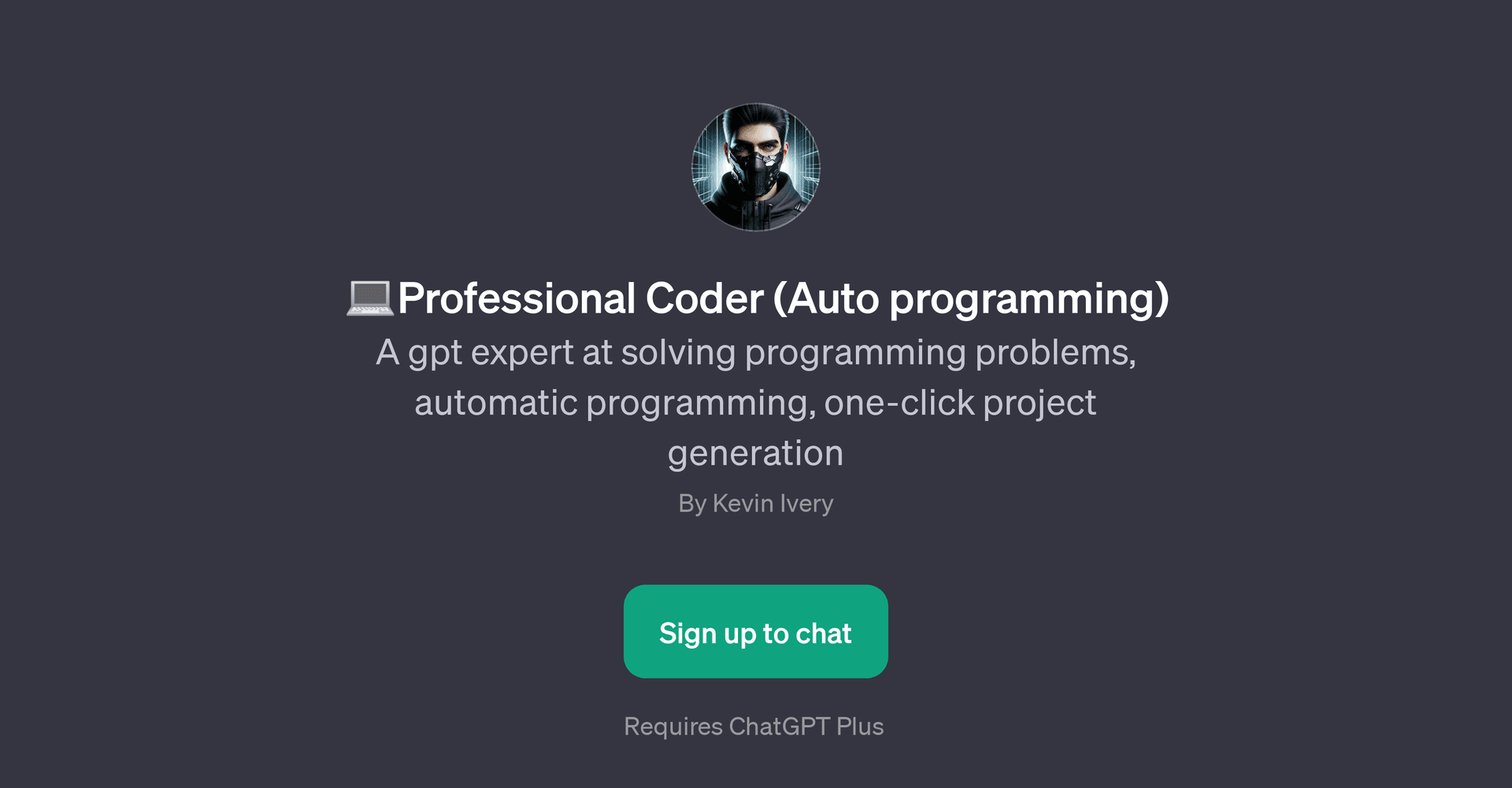 Professional Coder (Auto programming)