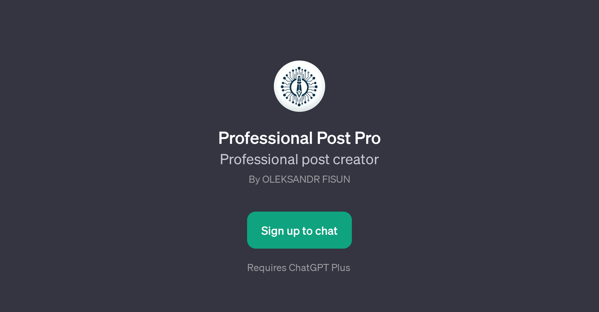 Professional Post Pro