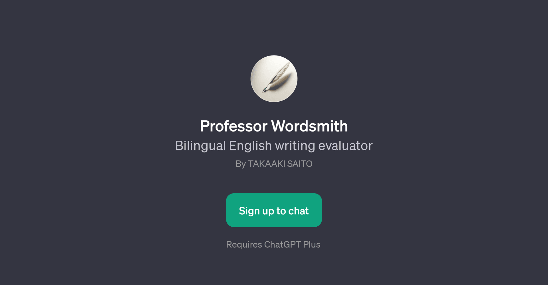Professor Wordsmith
