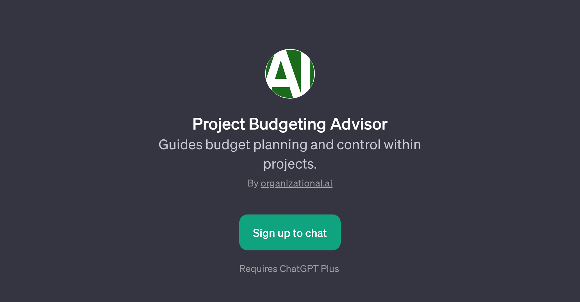 Project Budgeting Advisor