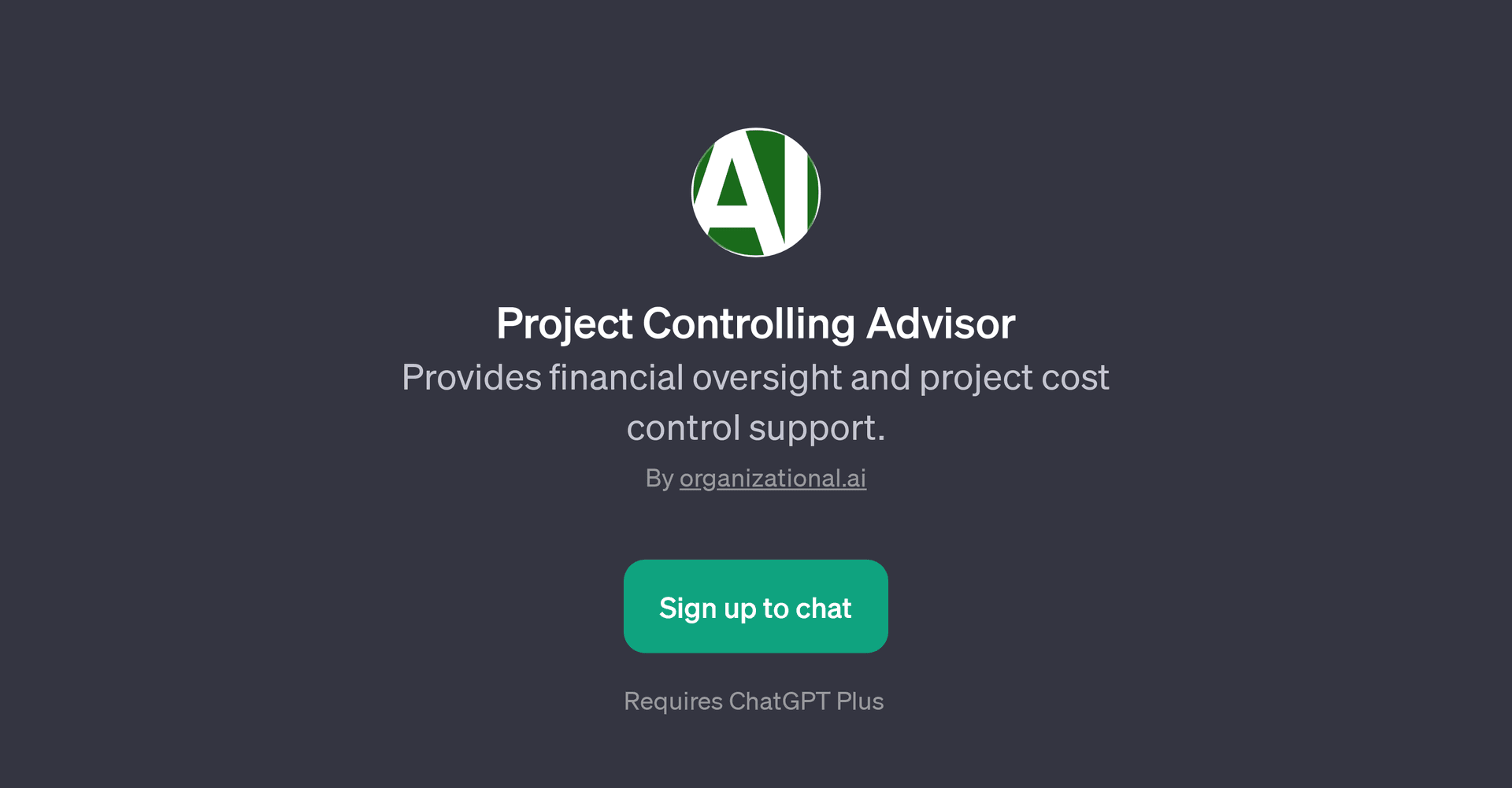 Project Controlling Advisor