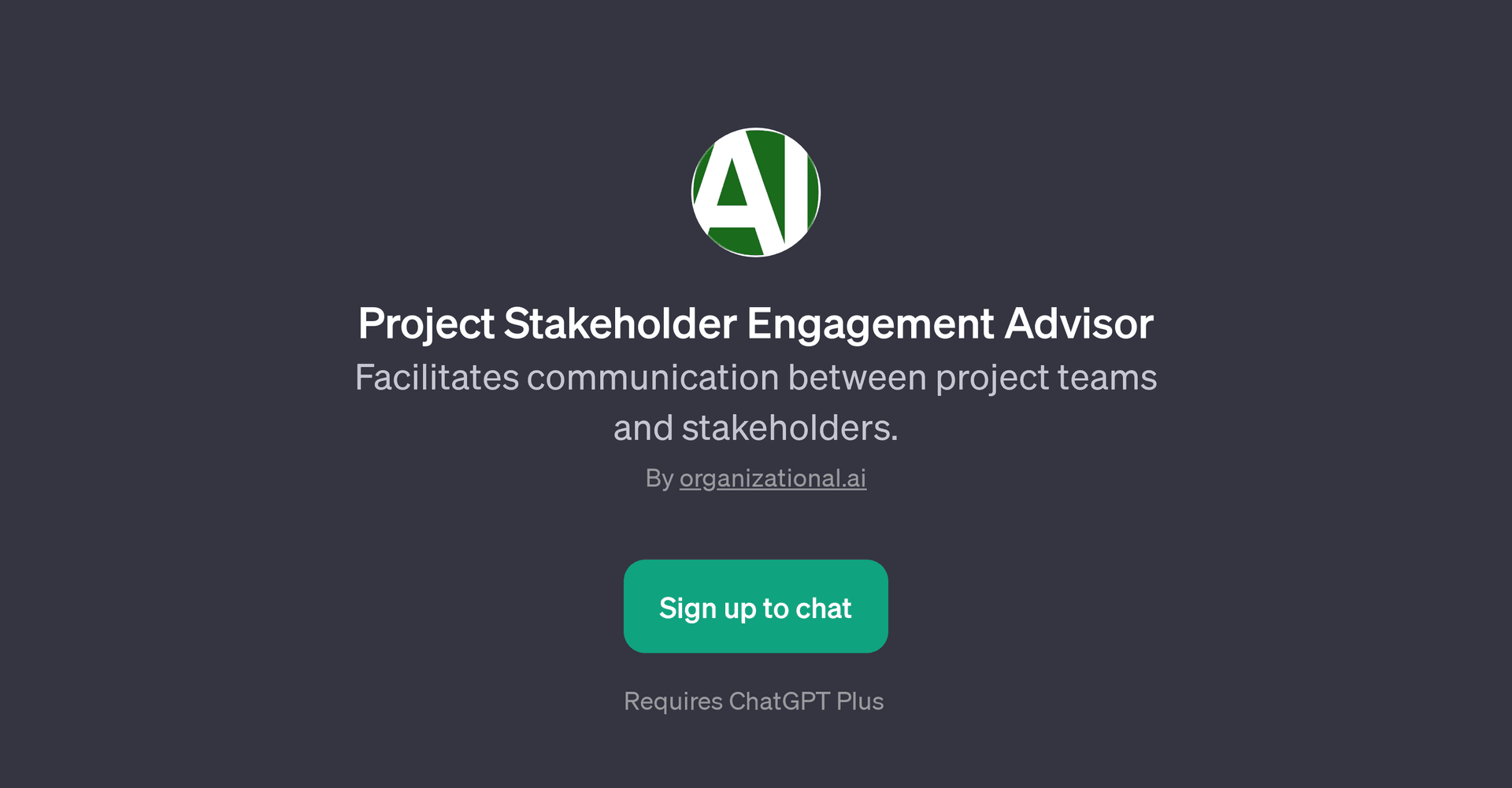 Project Stakeholder Engagement Advisor
