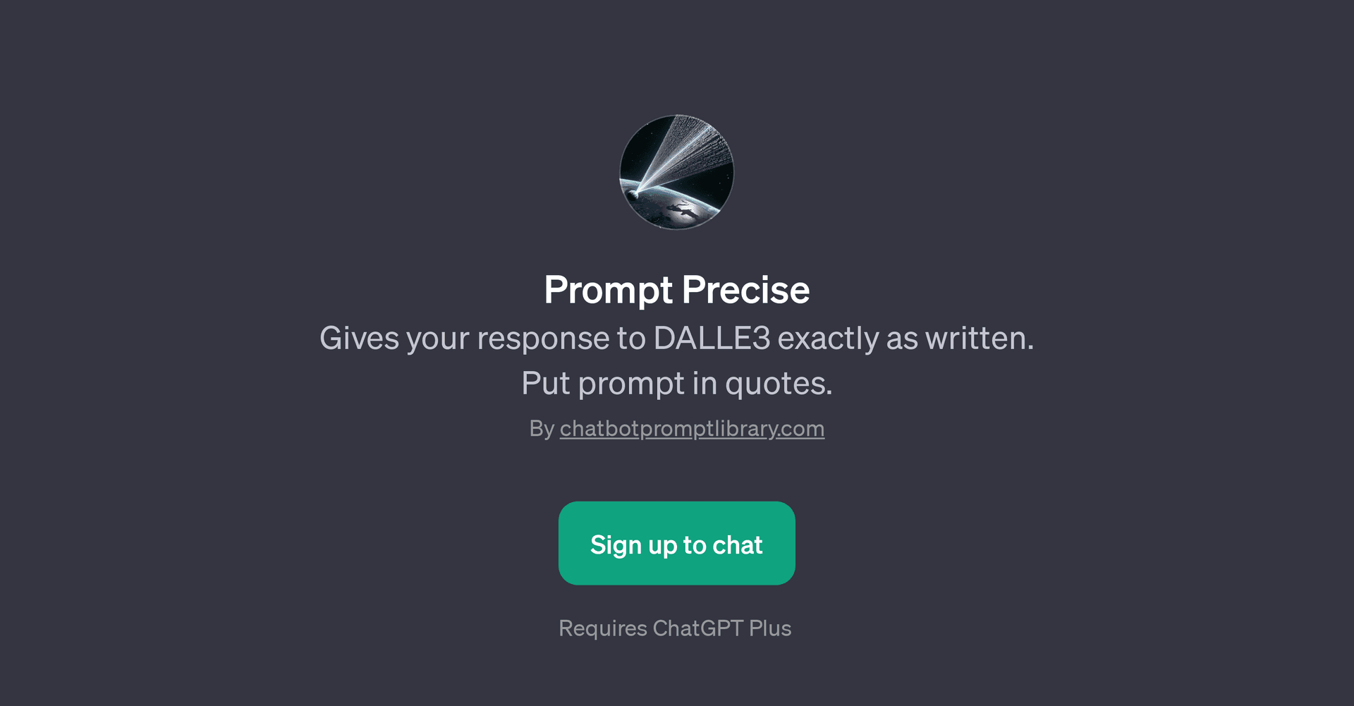 Prompt Precise