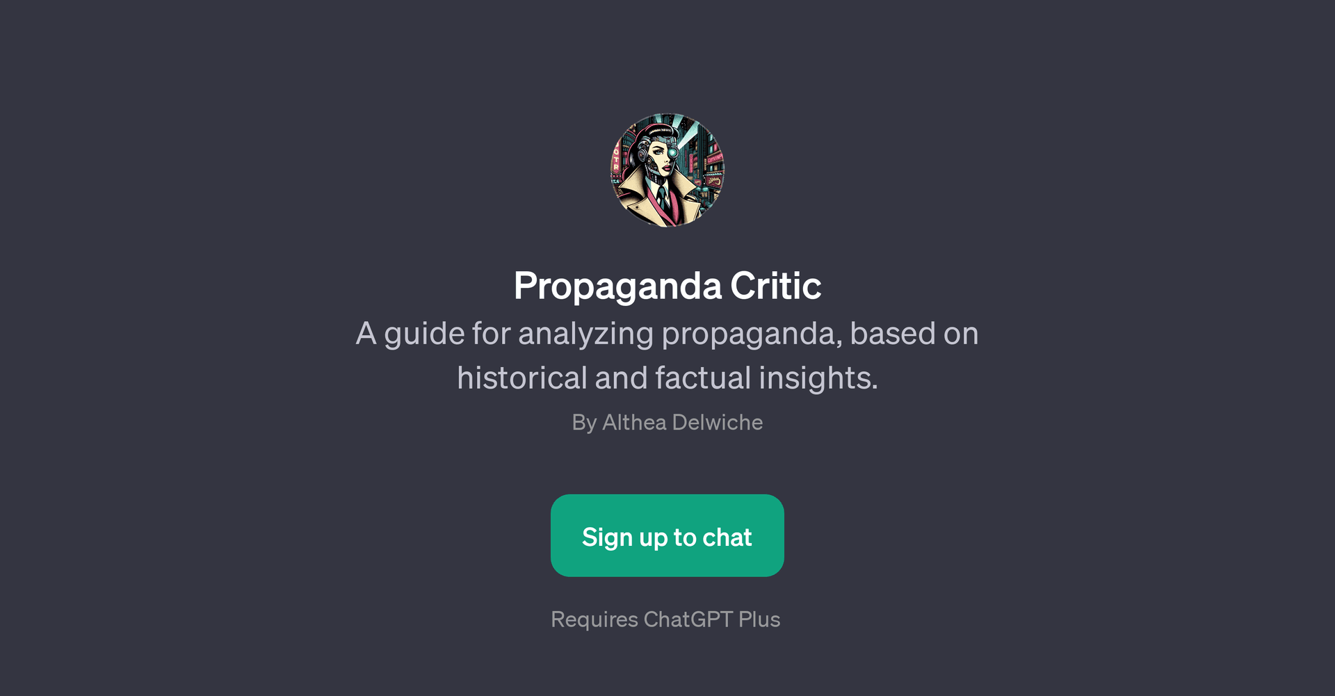 Propaganda Critic