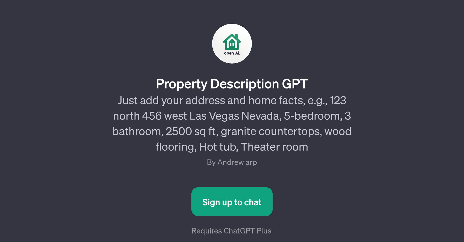 Property Description GPT