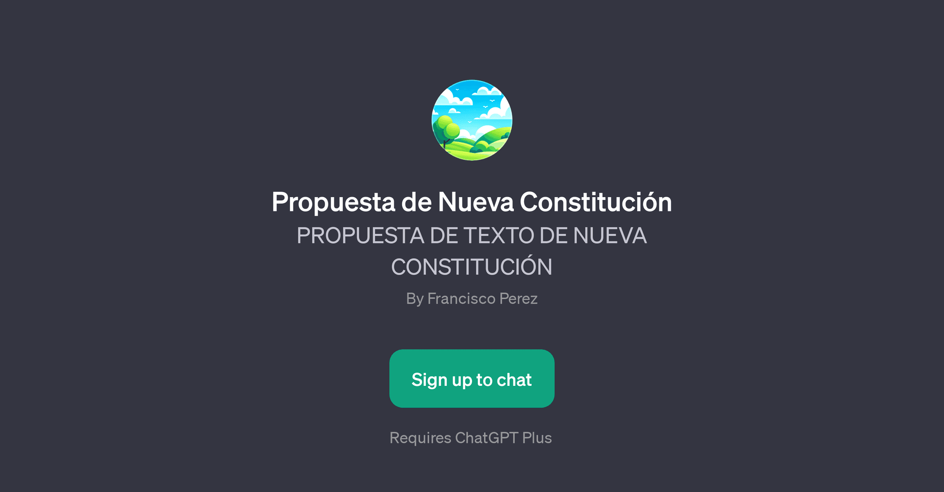 Propuesta de Nueva Constitucin